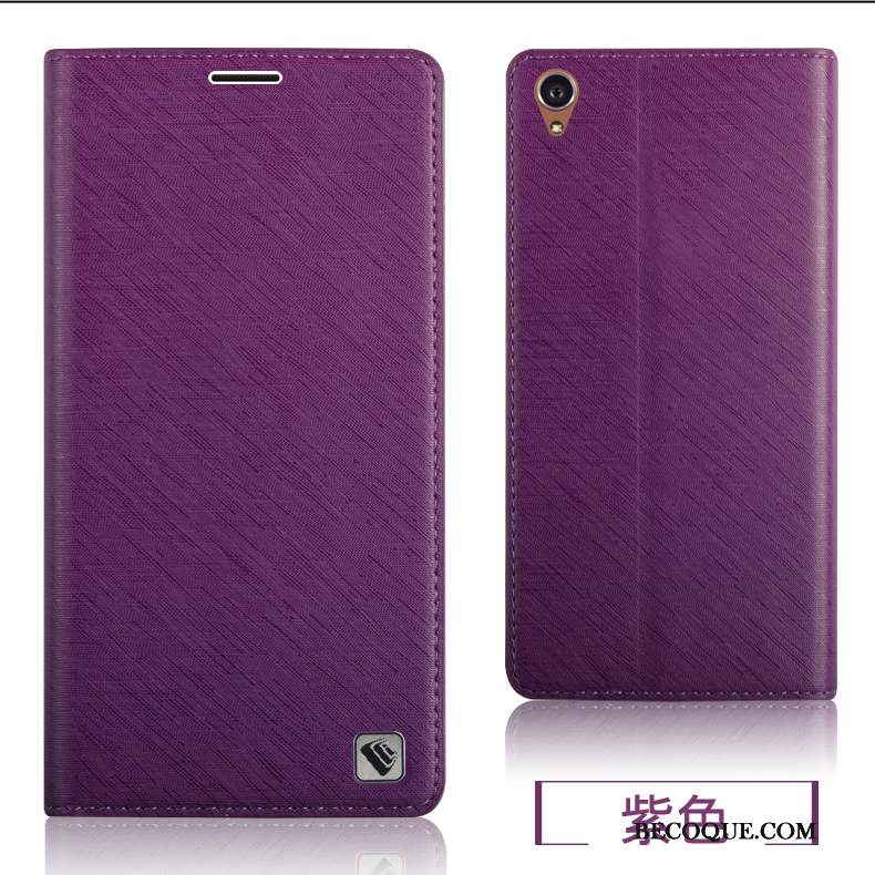 Sony Xperia Z3+ Coque Violet Étui En Cuir Téléphone Portable Tout Compris Fluide Doux Silicone