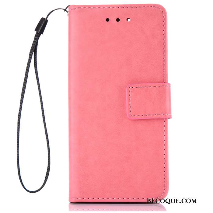 Sony Xperia Z5 Incassable Étui En Cuir Rose Clamshell Protection Coque De Téléphone