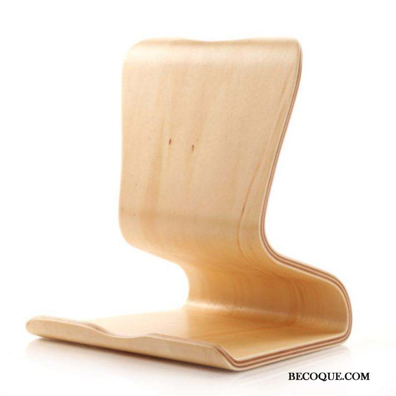 Support de Bureau en Bois Naturel Style 70 pour Tablette