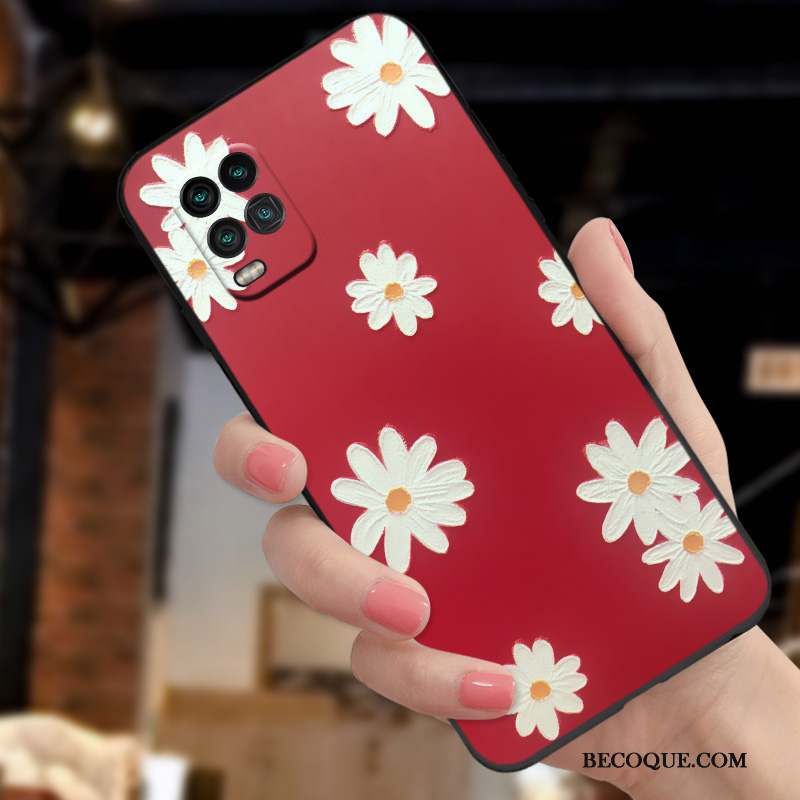 Xiaomi Mi 10 Lite Créatif Mode Gaufrage Vent Jeunesse Coque De Téléphone