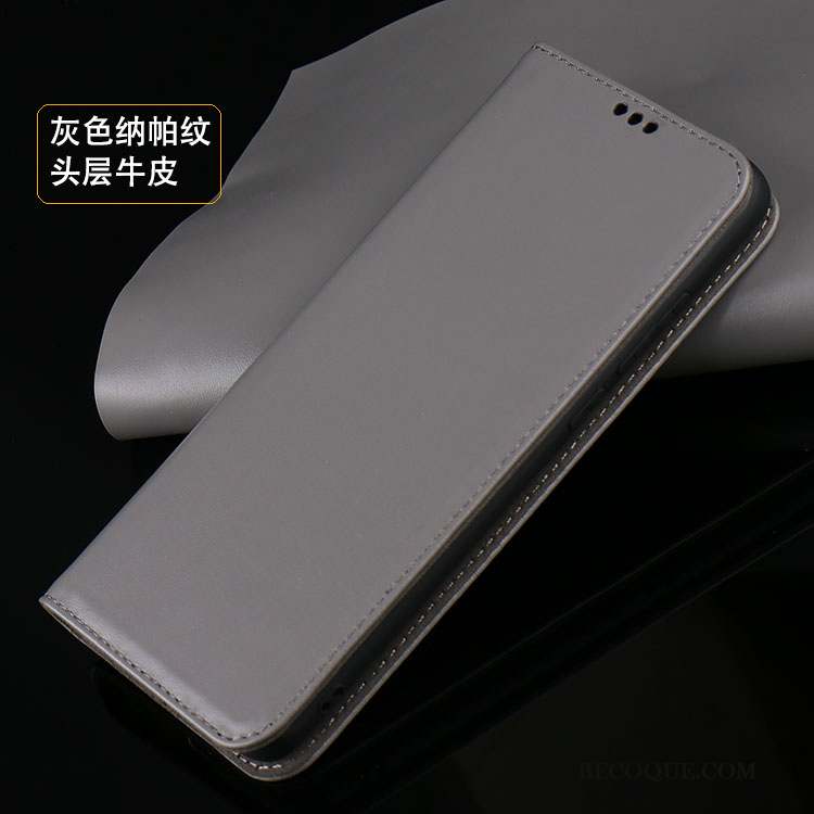 Xiaomi Mi 10 Pro Coque De Téléphone Petit Housse Cuir Véritable Incassable Protection