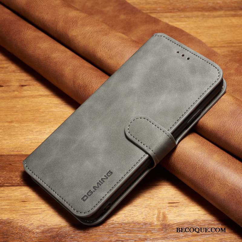 Xiaomi Mi 10 Pro Housse Business Vintage Étui En Cuir Coque De Téléphone Tout Compris