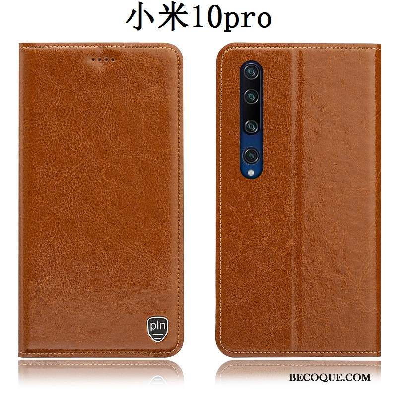 Xiaomi Mi 10 Pro Modèle Fleurie Étui En Cuir Jeunesse Protection Petit Coque De Téléphone