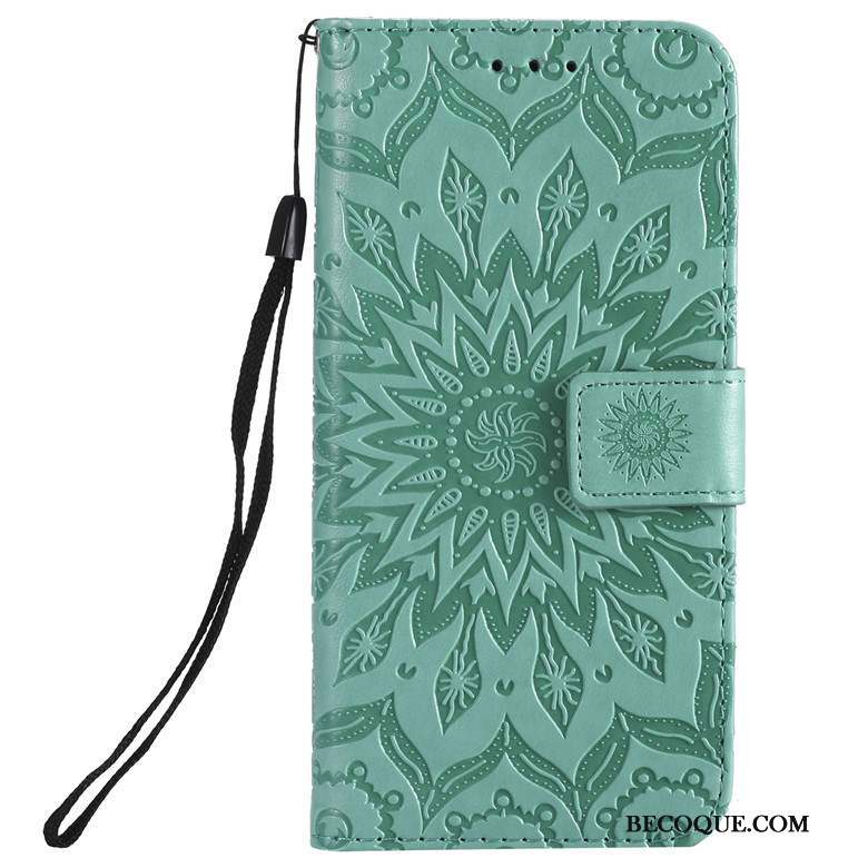 Xiaomi Mi 10 Vert Protection Petit Coque De Téléphone Étui En Cuir Clamshell