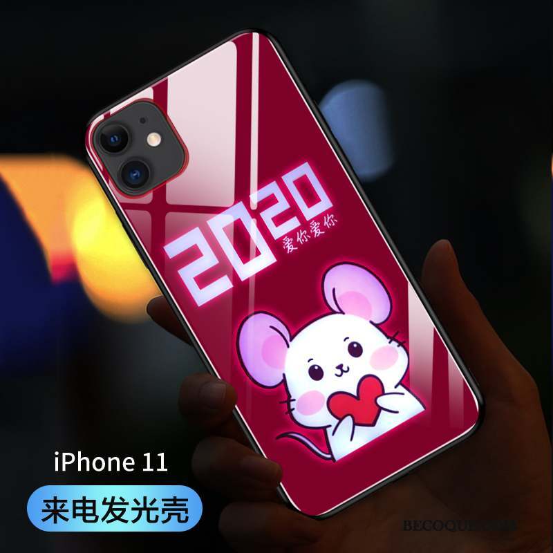 iPhone 11 Coque De Téléphone Marque De Tendance Nouveau Rat De Fête Amoureux