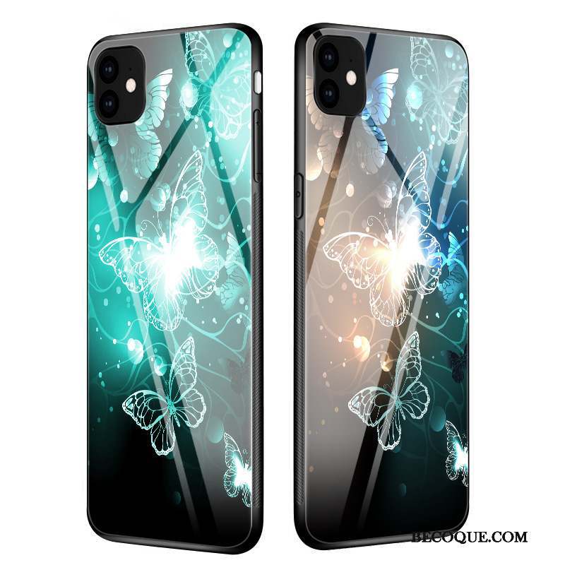 iPhone 11 Net Rouge Personnalité Coque De Téléphone Nouveau Créatif Lumineuses