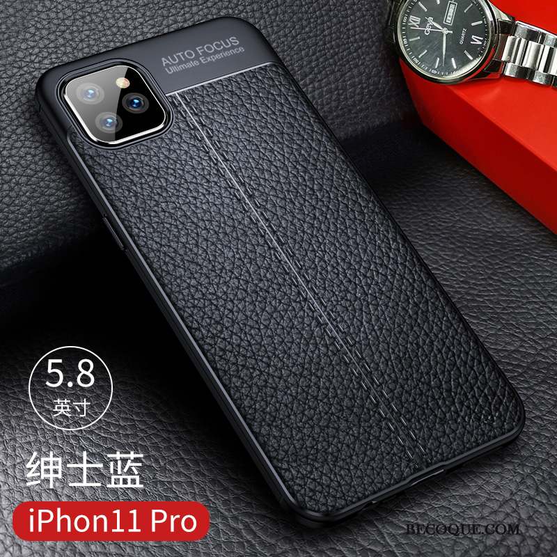 iPhone 11 Pro Coque Personnalité Fluide Doux Nouveau Business Créatif Incassable