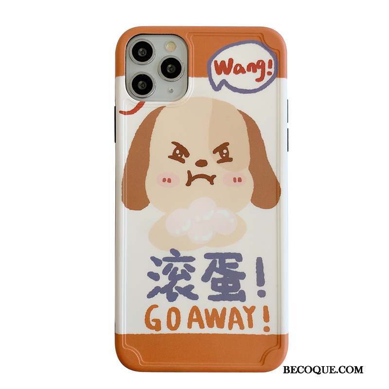 iPhone 11 Pro Coque Tout Compris Protection Étui Rose Créatif Chiens