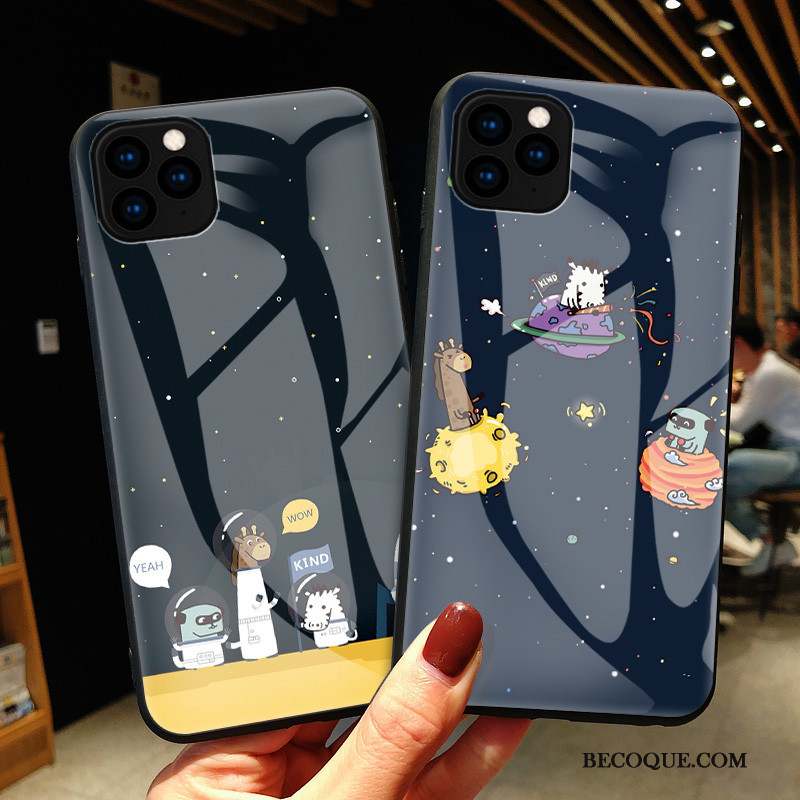 iPhone 11 Pro Dessin Animé Charmant Amoureux Coque De Téléphone Tout Compris Incassable