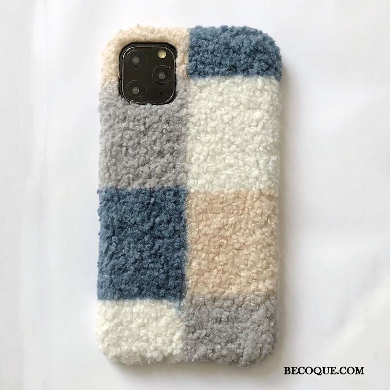 iPhone 11 Pro Max Bleu Incassable Frais Petit Coque De Téléphone Épissure