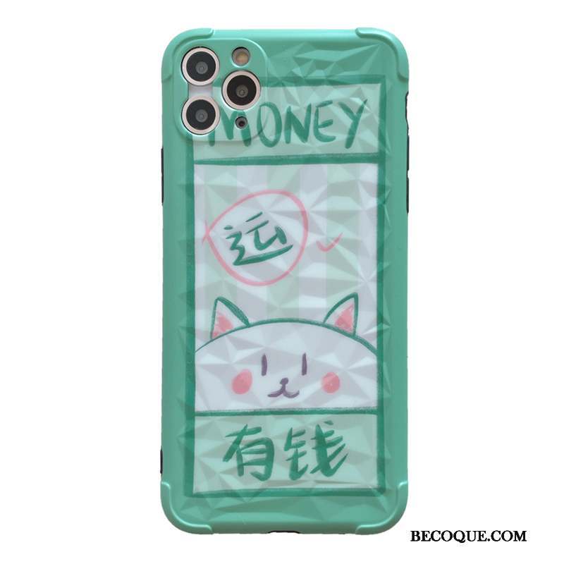 iPhone 11 Pro Vert Coque De Téléphone Dessin Animé Charmant