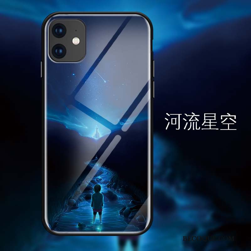 iPhone 11 Simple Coque De Téléphone Tout Compris Étui Protection Verre