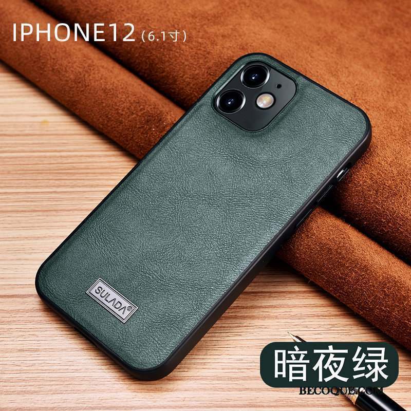 iPhone 12 Gentilhomme Tout Compris Modèle Cuir Coque De Téléphone Étui En Cuir