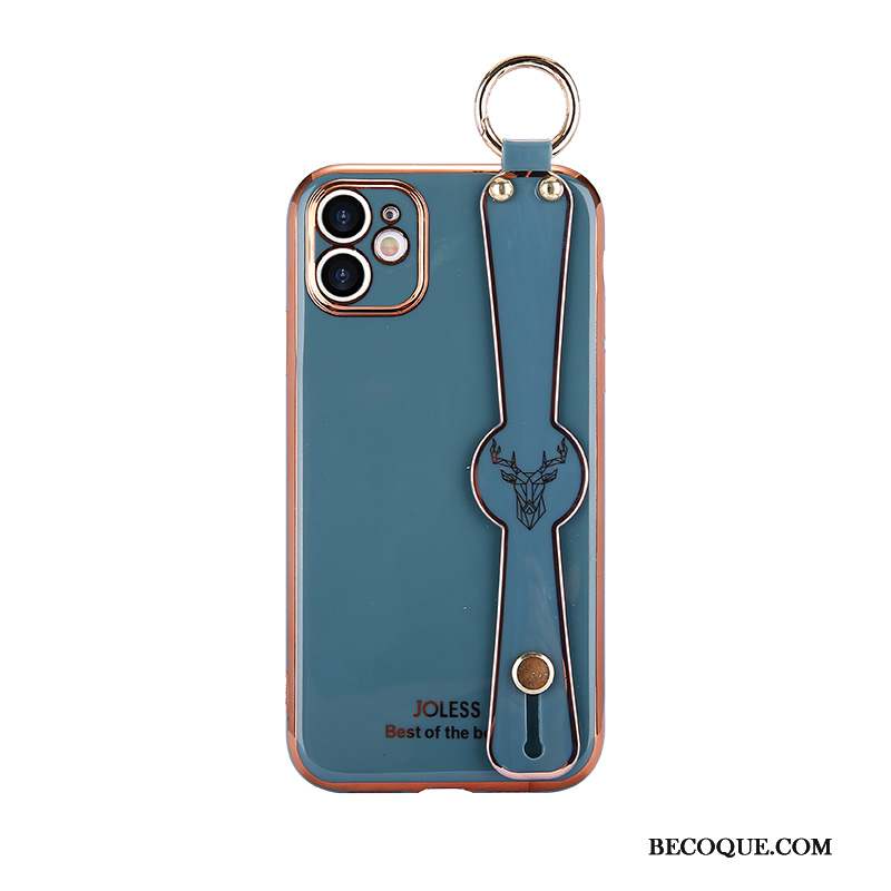 iPhone 12 Mini Silicone Coque Net Rouge Bleu Elk Protection