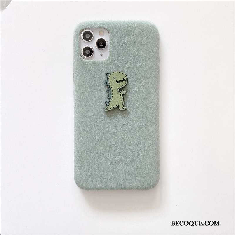 iPhone 12 Pro Max Clair Petit Dragon Vert Coque De Téléphone