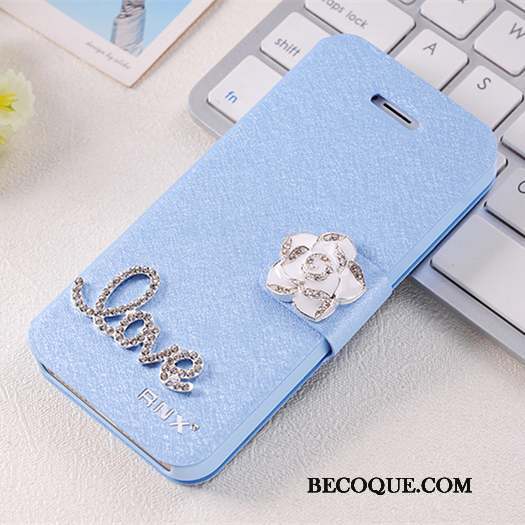 iPhone 5/5s Coque Bleu Incassable Protection Téléphone Portable Très Mince Tout Compris