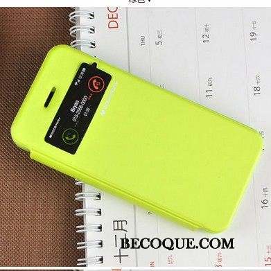 iPhone 5/5s Coque Clamshell Silicone Incassable Protection Vert Portefeuille