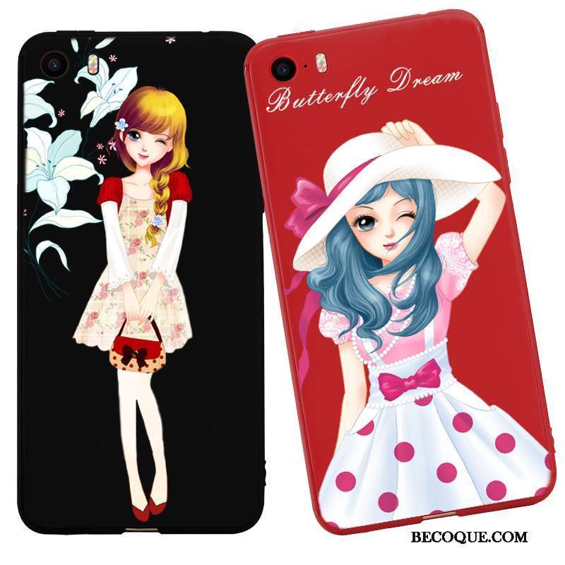 iPhone 5/5s Coque Ornements Suspendus Silicone Créatif Tendance Fluide Doux Étui