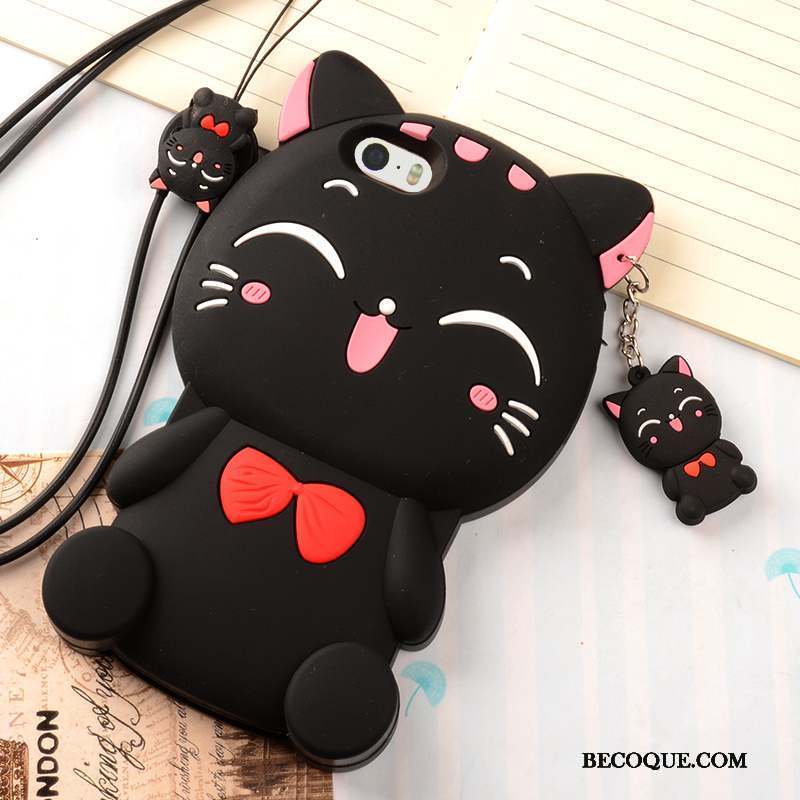 iPhone 5/5s Tout Compris Charmant Coque De Téléphone Dessin Animé Silicone Incassable