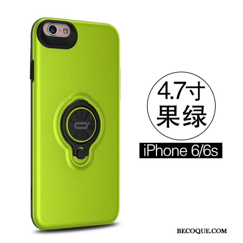 iPhone 6/6s Anneau Protection Coque De Téléphone Transparent Très Mince Vert