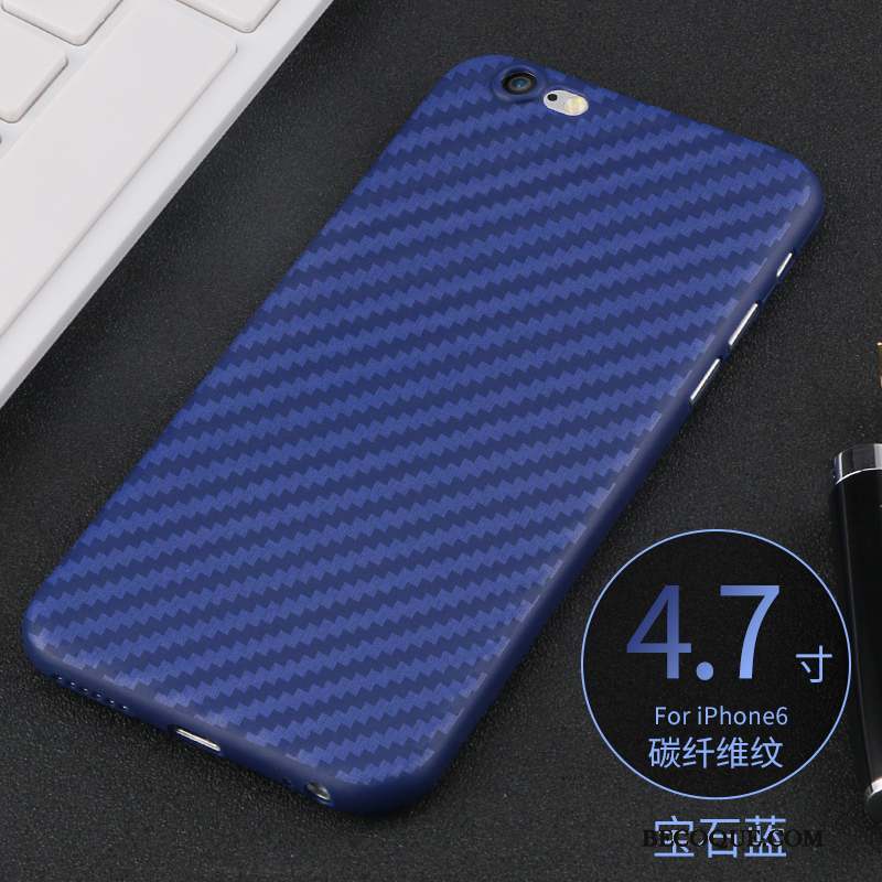 iPhone 6/6s Bleu Coque De Téléphone Protection Étui Délavé En Daim Difficile