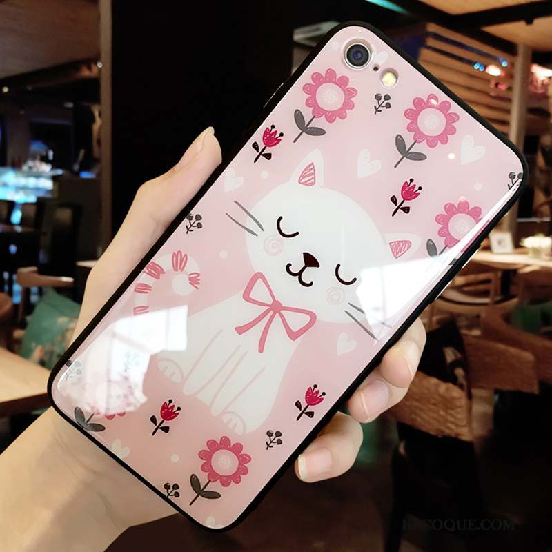 iPhone 6/6s Coque De Téléphone Bleu Rose Amoureux Incassable Fluide Doux