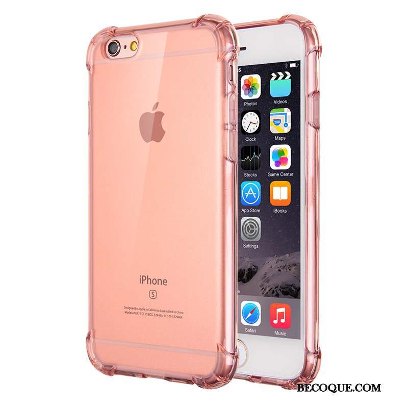 iPhone 6/6s Coque Fluide Doux Transparent Tendance Étui Incassable