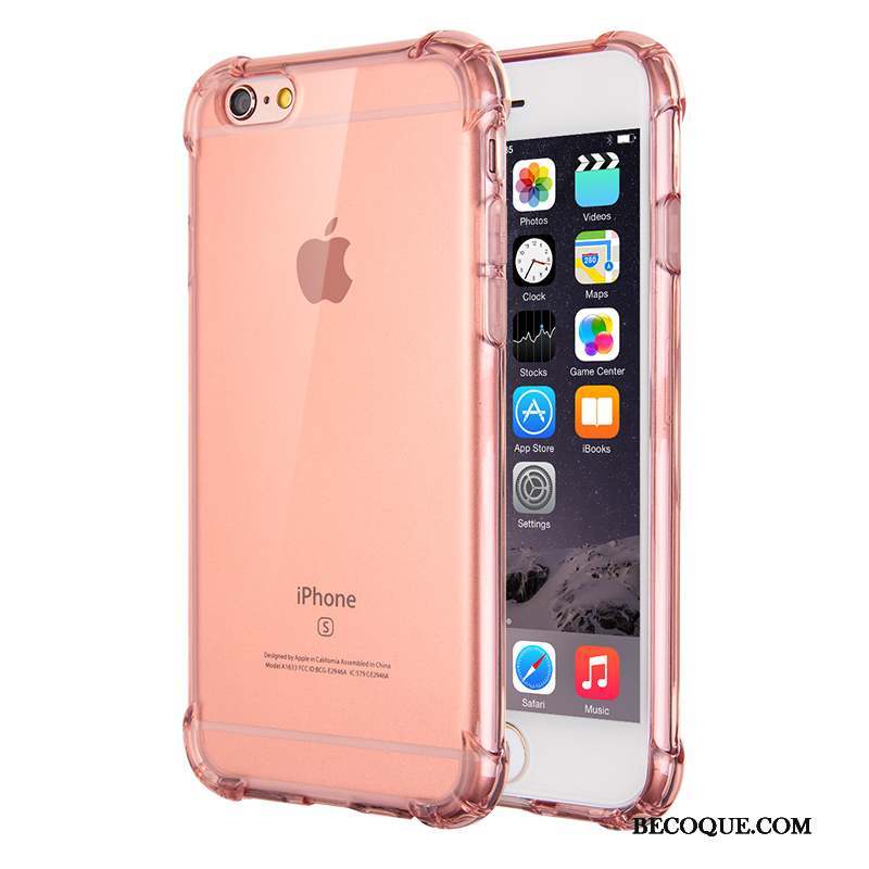 iPhone 6/6s Coque Fluide Doux Transparent Tendance Étui Incassable