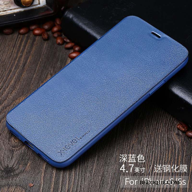 iPhone 6/6s Coque Incassable Tout Compris Étui Étui En Cuir Carte Protection