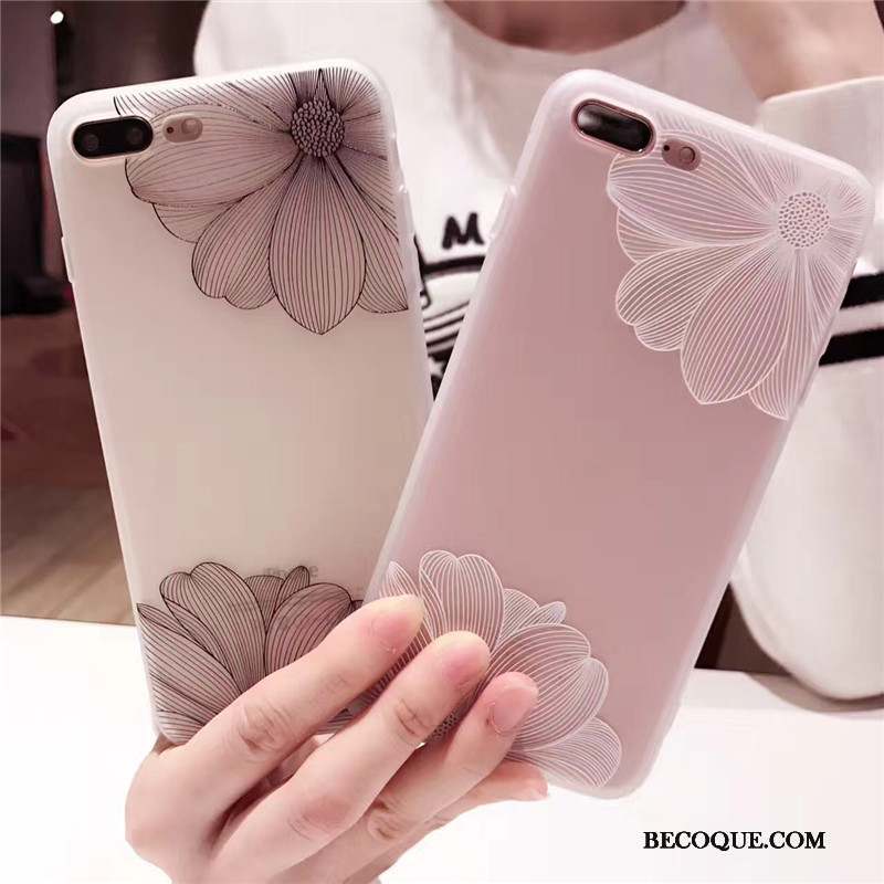 iPhone 6/6s Coque Personnalité Simple Étui Fluide Doux Nouveau Tendance