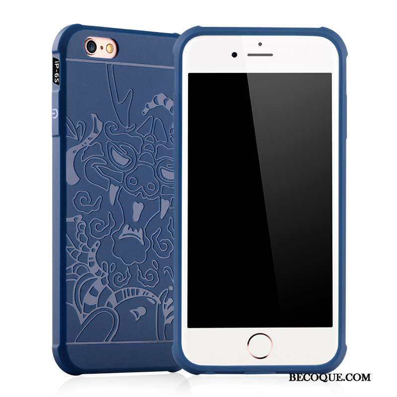 iPhone 6/6s Fluide Doux Incassable Coque De Téléphone Tendance Silicone Tout Compris