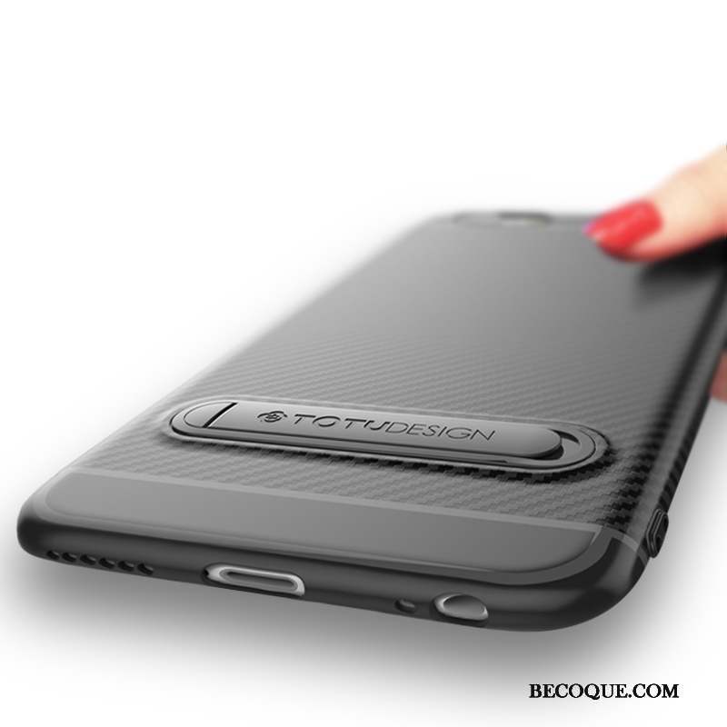 iPhone 6/6s Noir Silicone Très Mince Coque De Téléphone Tout Compris Fluide Doux