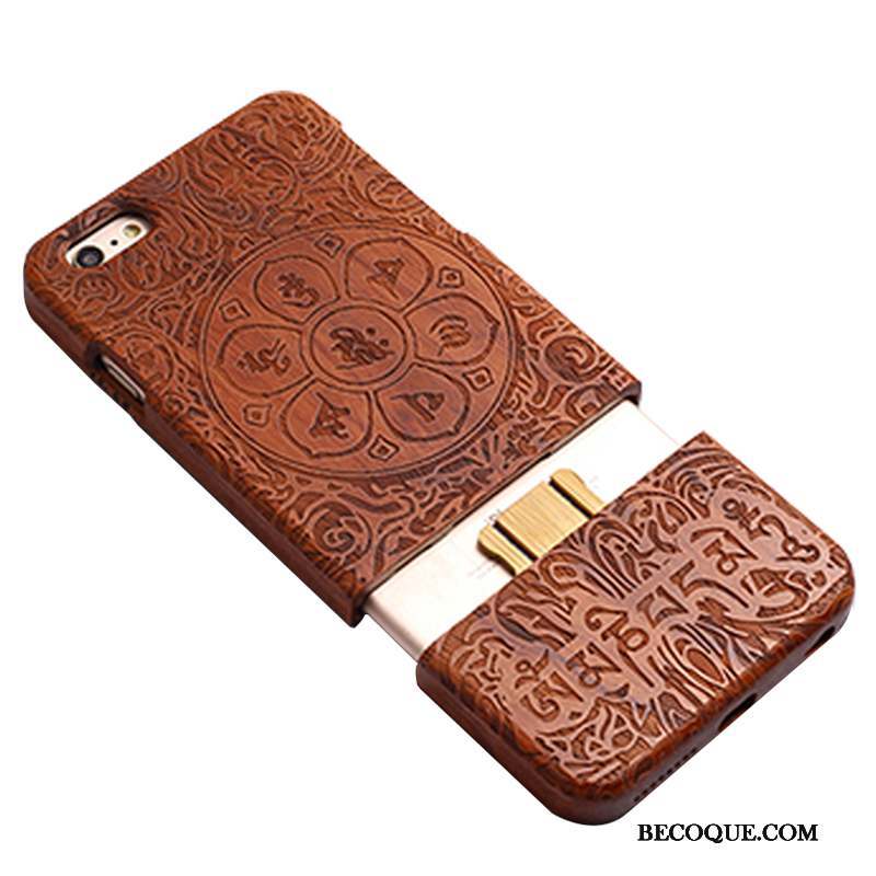 iPhone 6/6s Nouveau En Bois Luxe Personnalité Bois Massif Coque De Téléphone