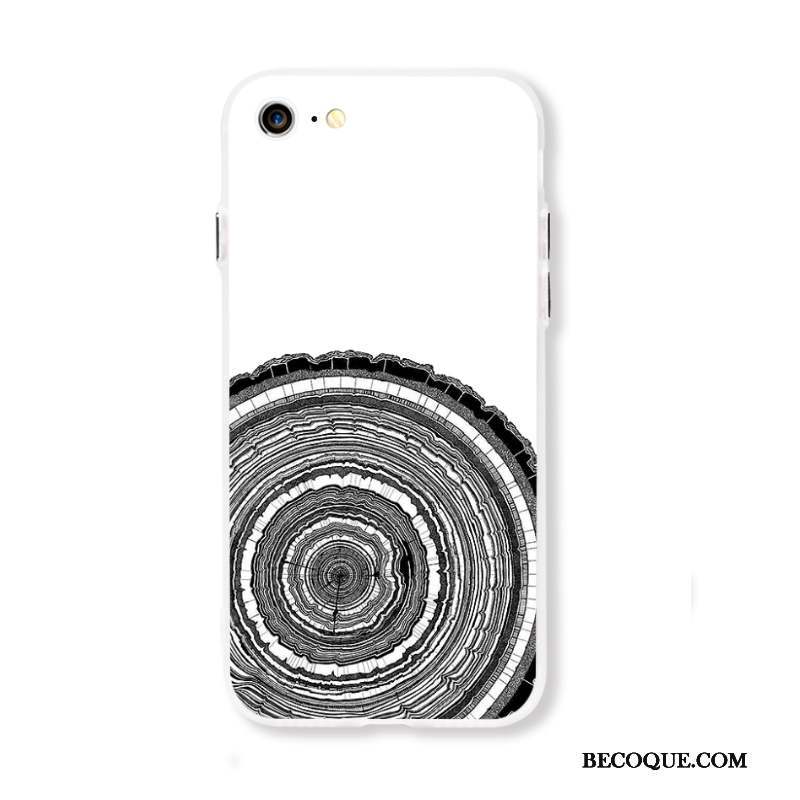 iPhone 6/6s Plus Coque De Téléphone Blanc Étui Personnalité Tendance Incassable