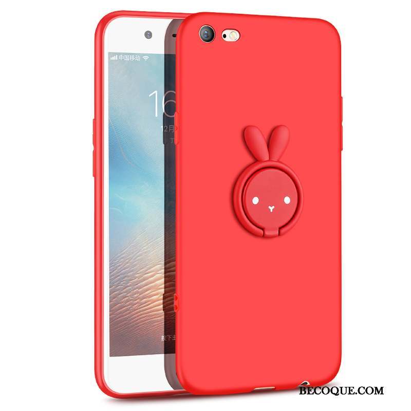 iPhone 6/6s Plus Créatif Rouge Très Mince Coque De Téléphone Fluide Doux Personnalité