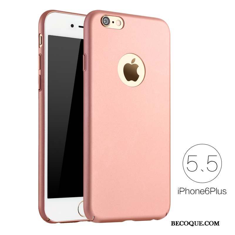 iPhone 6/6s Plus Incassable Coque De Téléphone Tout Compris Simple Or Rose