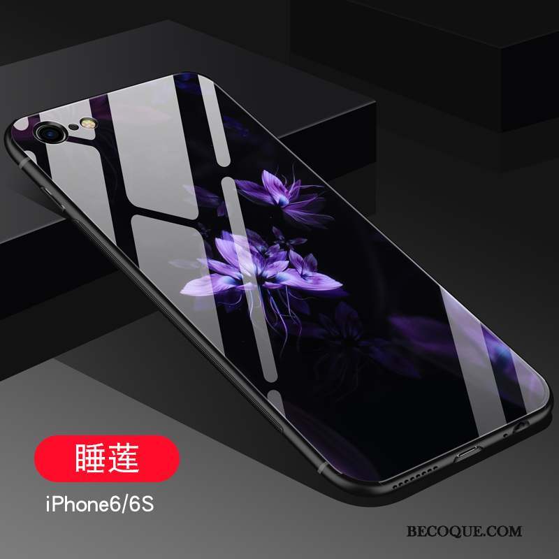 iPhone 6/6s Plus Silicone Mince Coque De Téléphone Marque De Tendance Violet Tout Compris