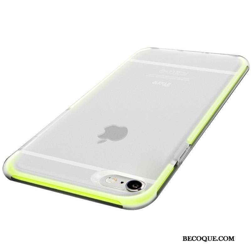 iPhone 6/6s Plus Silicone Tout Compris Délavé En Daim Incassable Vert Coque De Téléphone