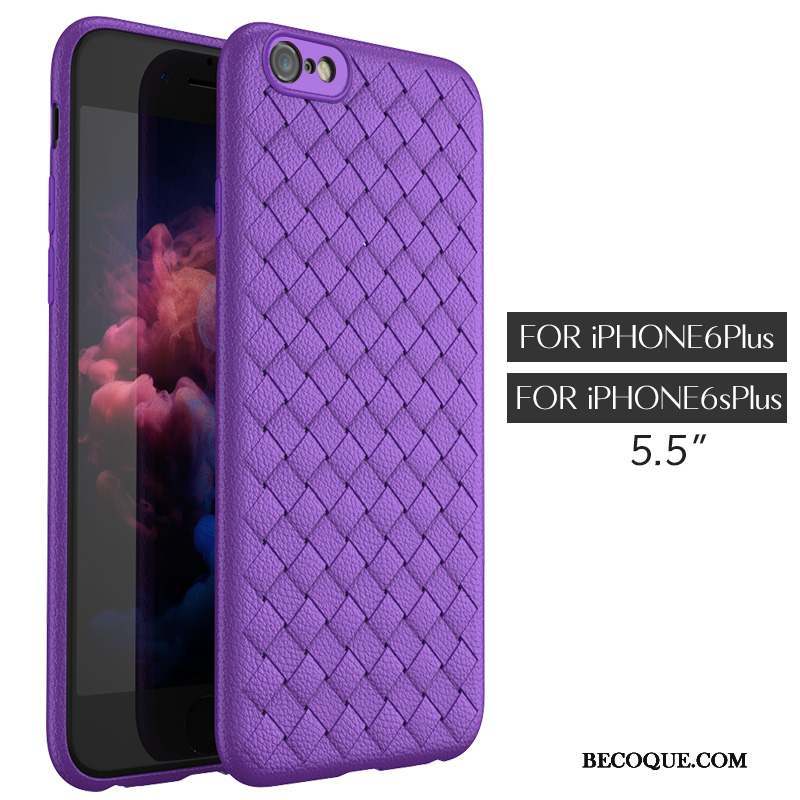 iPhone 6/6s Tout Compris Coque De Téléphone Tissage Incassable Fluide Doux Protection