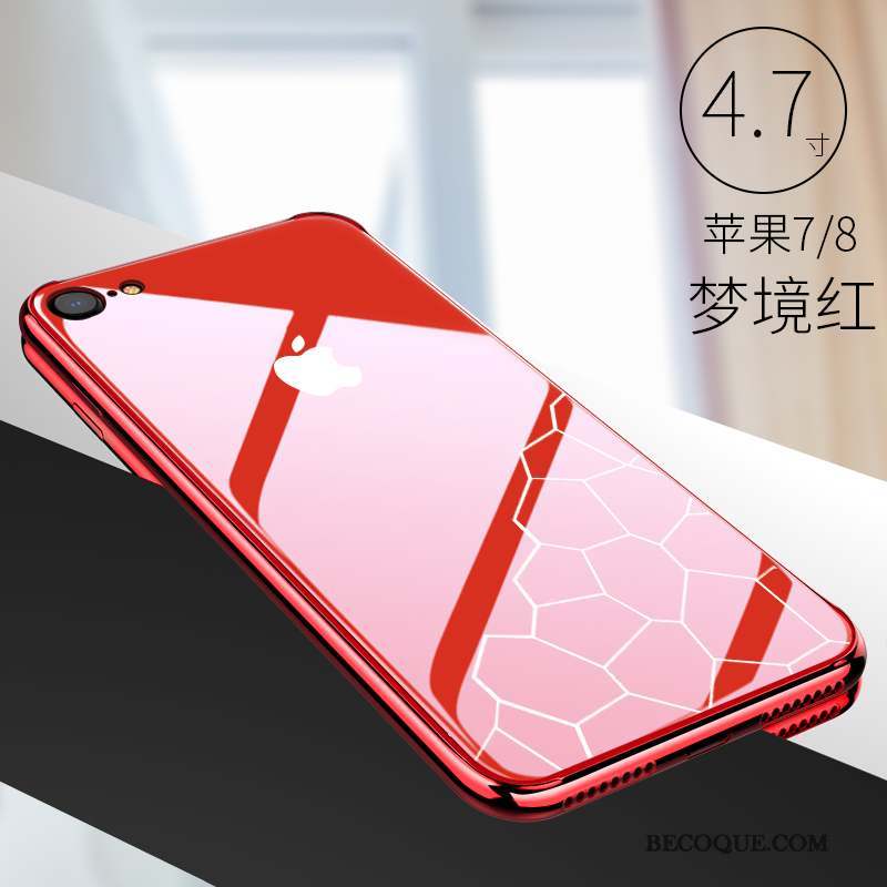 iPhone 7 Coque De Téléphone Nouveau Rouge Étui Très Mince Incassable