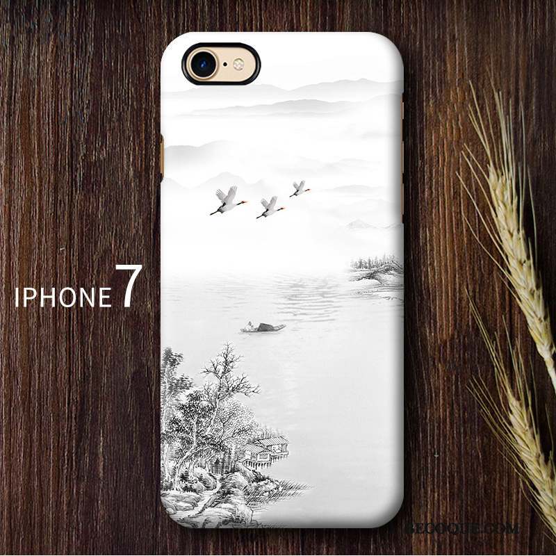 iPhone 7 Coque Style Chinois Incassable Art De Téléphone Difficile