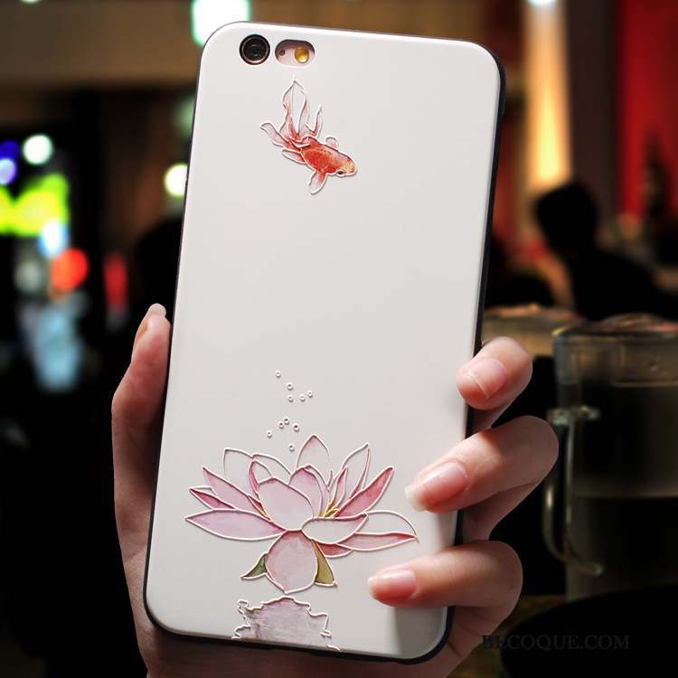 iPhone 7 Fluide Doux Étui Coque De Téléphone Silicone Style Chinois Ornements Suspendus