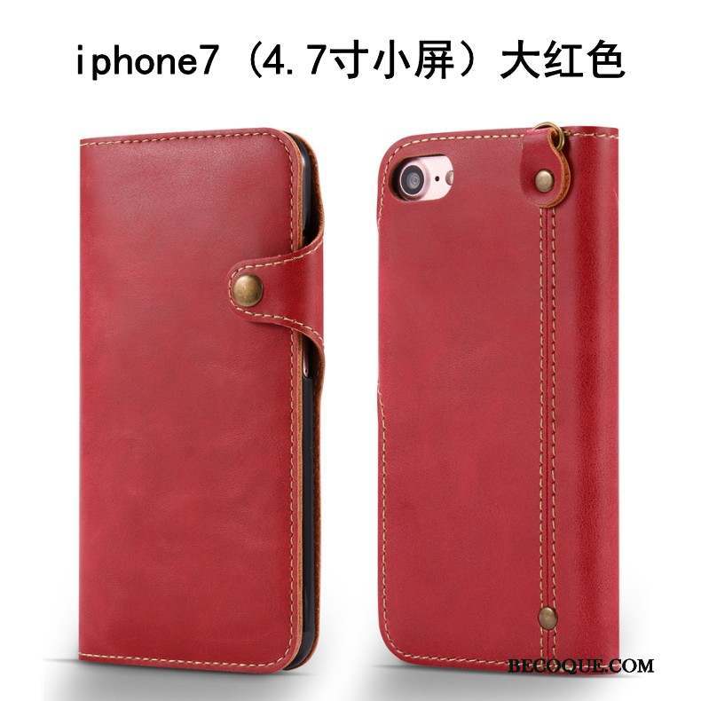 iPhone 7 Marron Incassable Protection Housse Silicone Coque De Téléphone