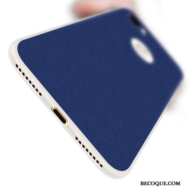 iPhone 7 Plus Coque Délavé En Daim Bleu Incassable Nouveau Étui