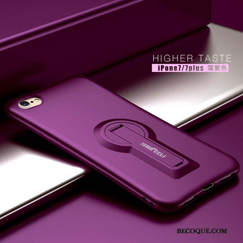 iPhone 7 Plus Coque Tendance Étui Incassable Protection Violet Rouge