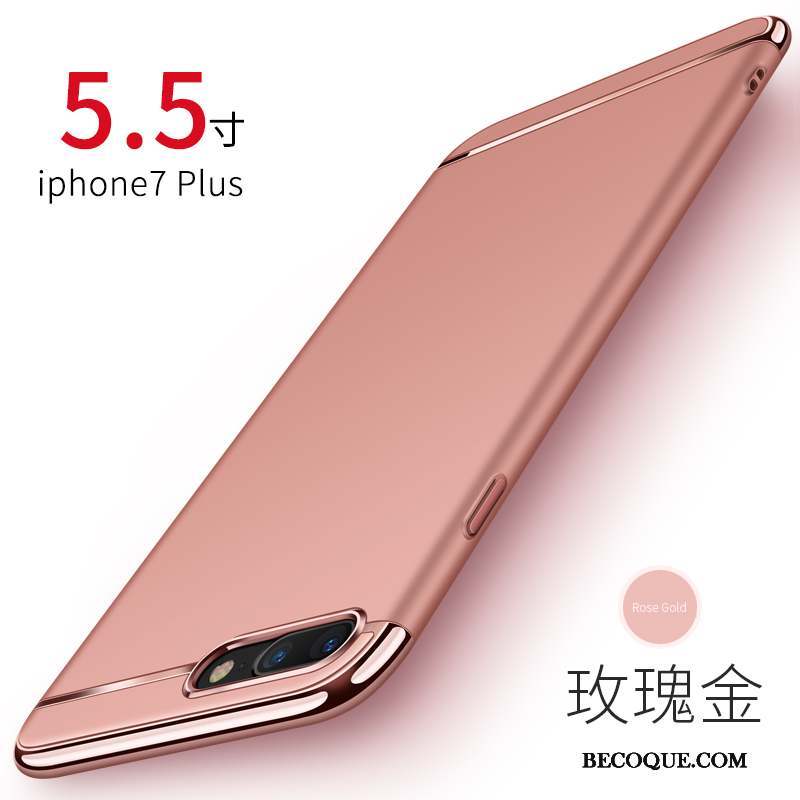 iPhone 7 Plus Or Rose Téléphone Portable Incassable Étui Coque De Téléphone