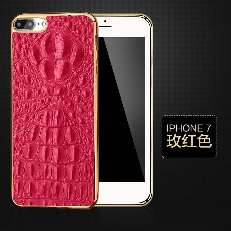iPhone 7 Protection Rouge Business Coque De Téléphone Étui En Cuir Téléphone Portable