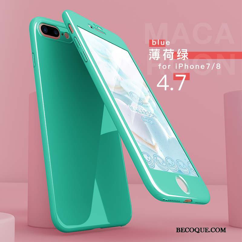 iPhone 8 Coque De Téléphone Nouveau Vert Incassable Tendance