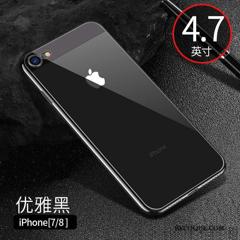 iPhone 8 Coque Étui Fluide Doux Transparent Silicone Incassable