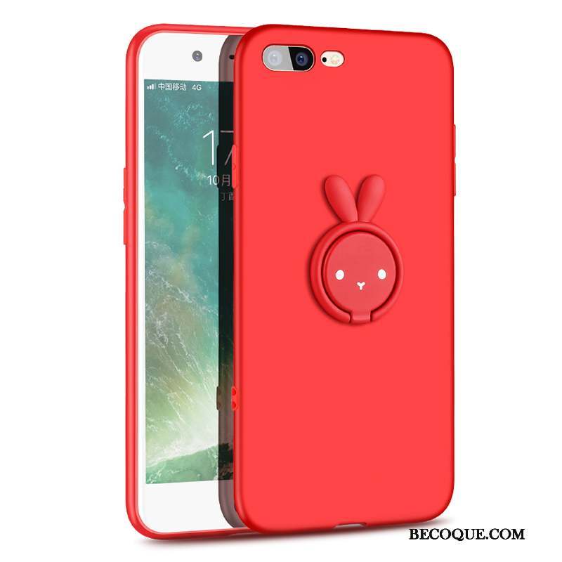 iPhone 8 Incassable Étui Silicone Créatif Rouge Coque De Téléphone